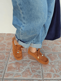 Chaussures camel femme inspiration Clarks