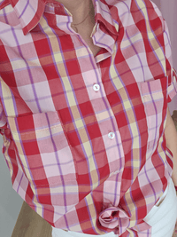 Chemise à carreaux rouges – Love By MD