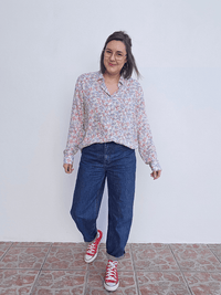 Chemise fleurie en viscose Love by MD