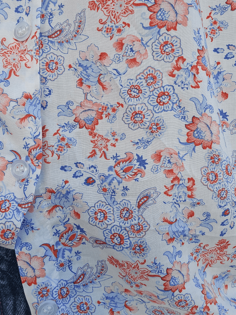 Chemise fleurie en viscose Love by MD