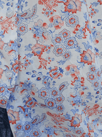 Chemise fleurie en viscose Love by MD