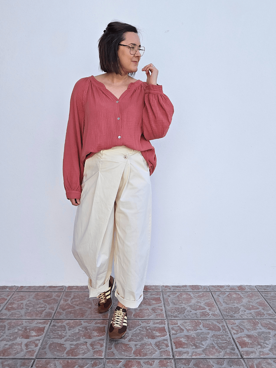 Chemise en gaze de Coton