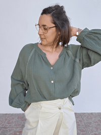 Chemise en gaze de Coton
