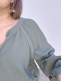 Chemise en gaze de Coton