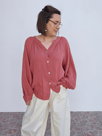 Chemise en gaze de Coton