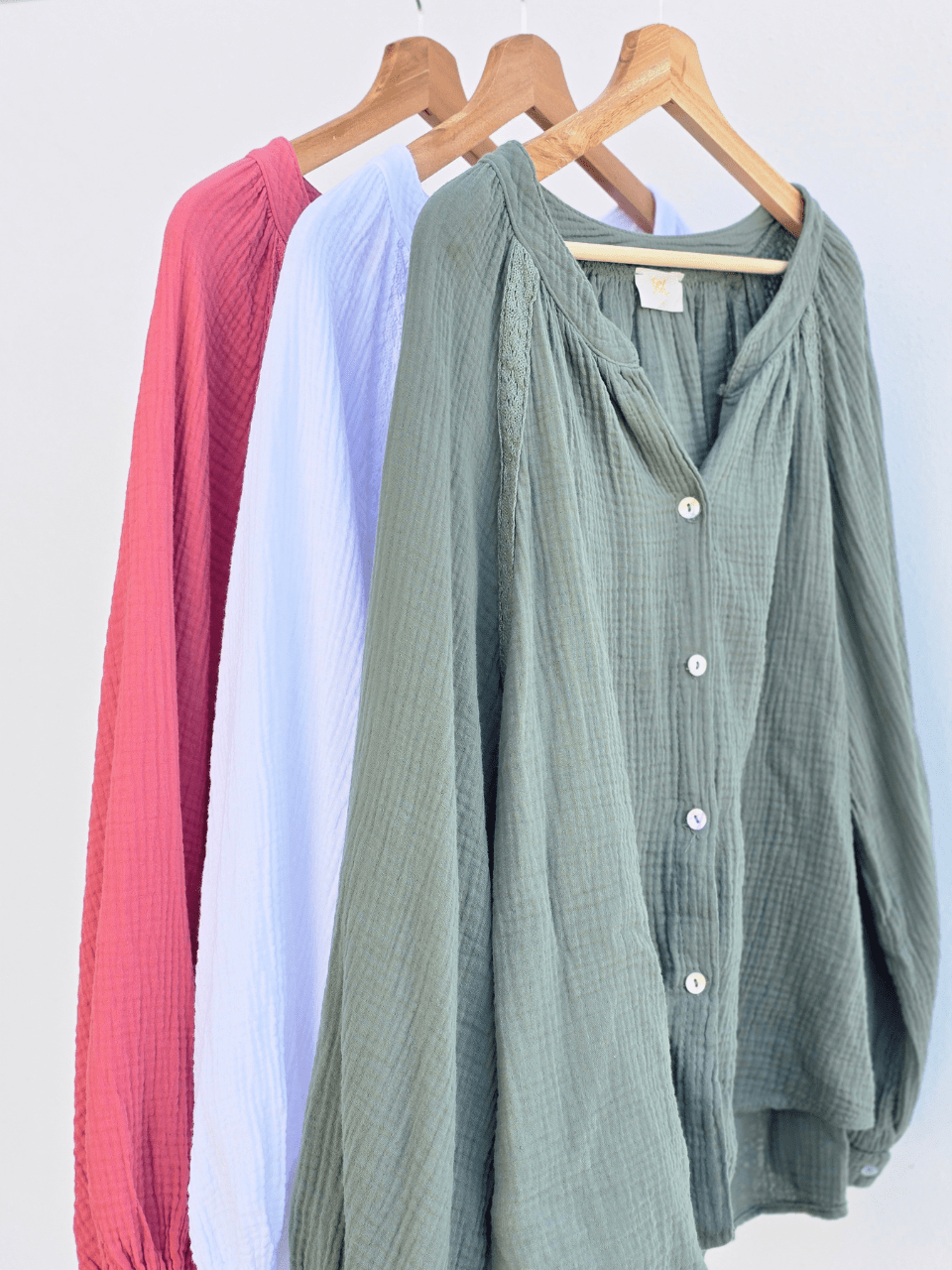 Chemise en gaze de Coton