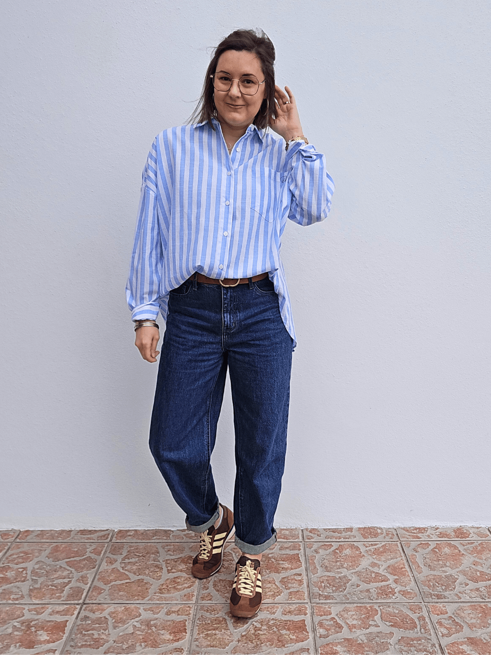 Chemise rayée “By The Sea”