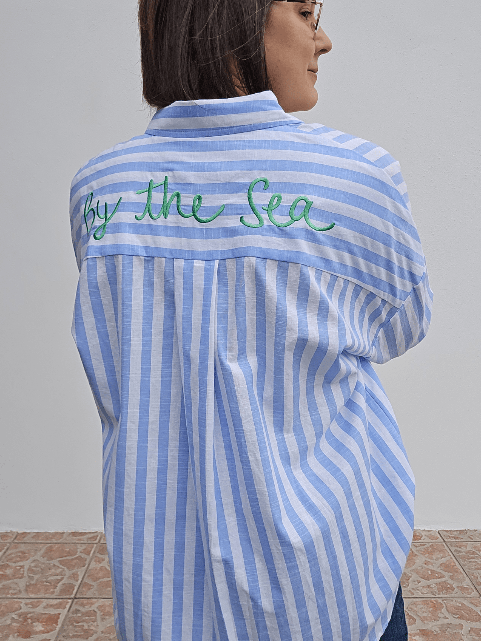 Chemise rayée “By The Sea”