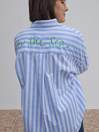Chemise rayée “By The Sea”