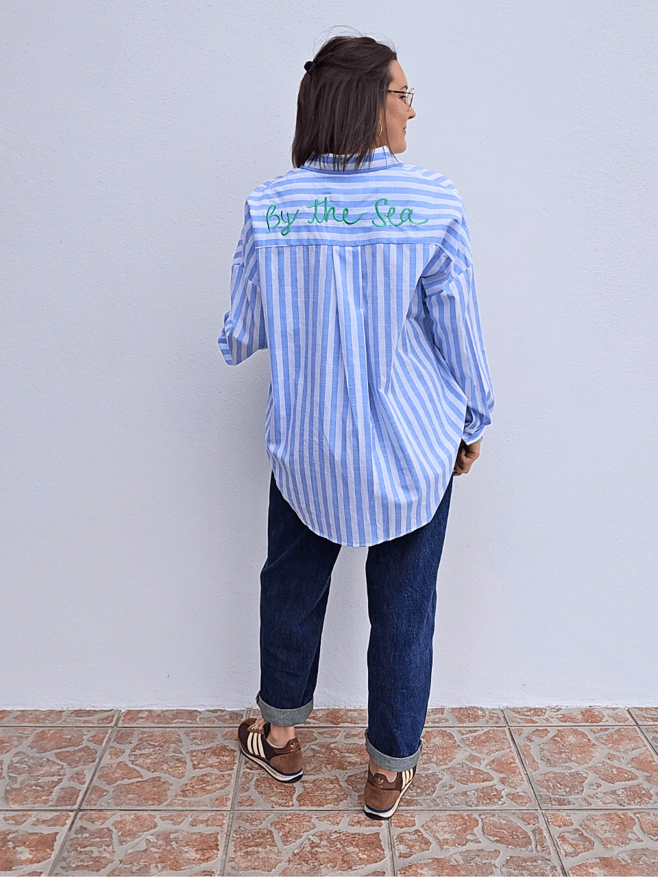 Chemise rayée “By The Sea”