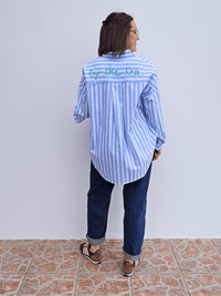 Chemise rayée “By The Sea”