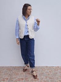 Chemise rayée “By The Sea”