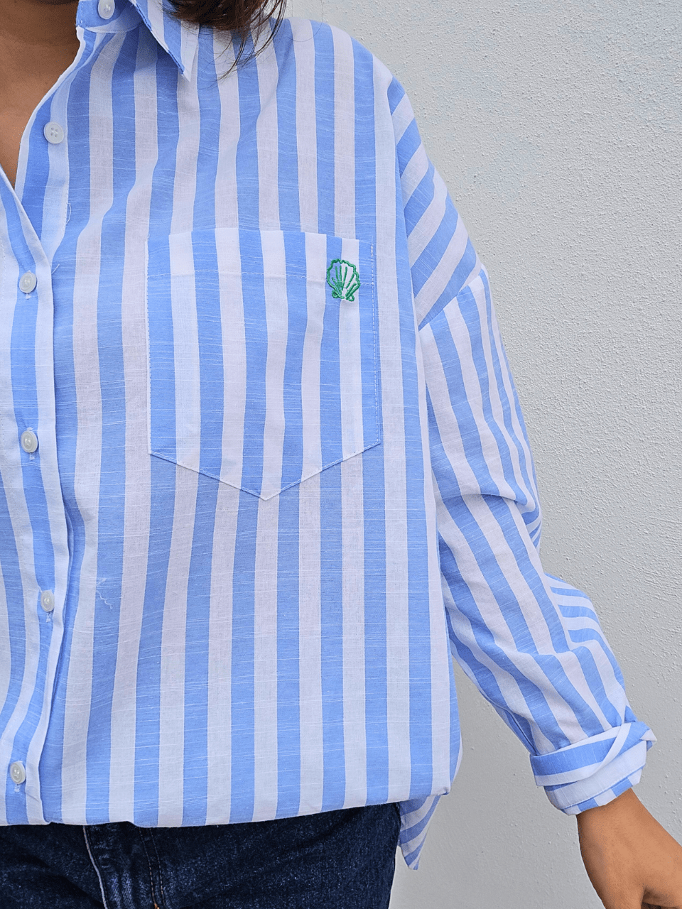 Chemise rayée “By The Sea”