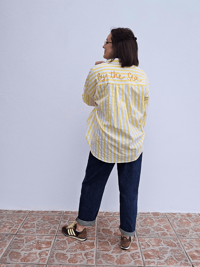 Chemise rayée “By The Sea”