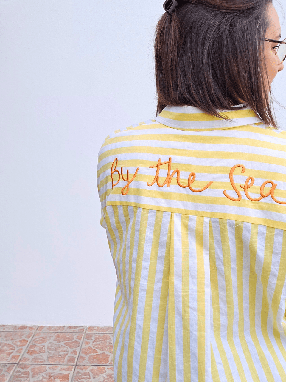 Chemise rayée “By The Sea”