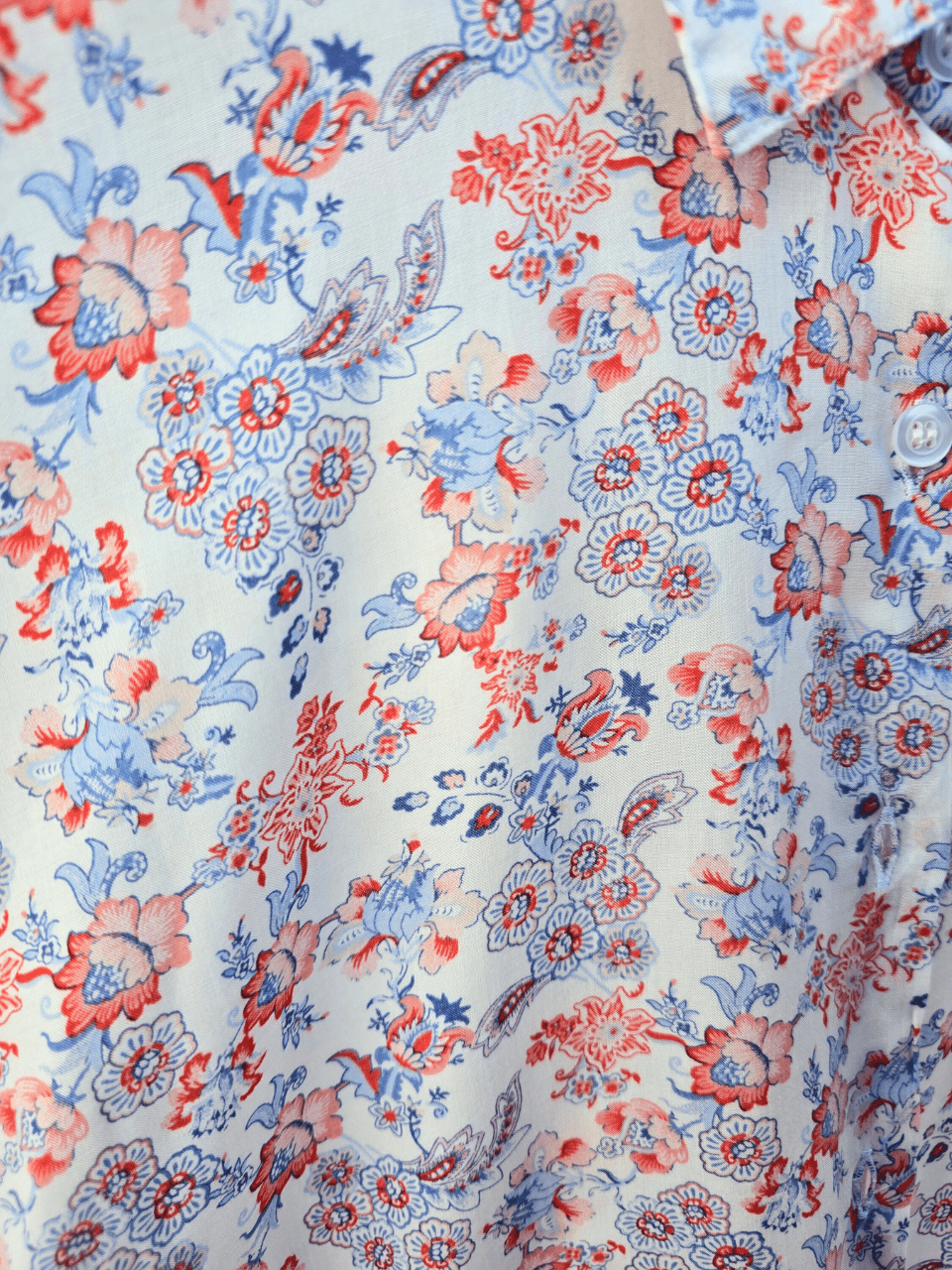 Chemise fleurie en viscose Love by MD