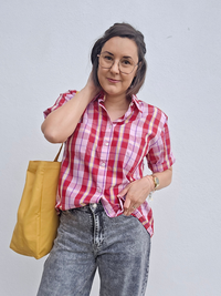 Chemise manches courtes femme été