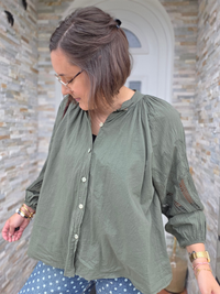 Blouse kaki