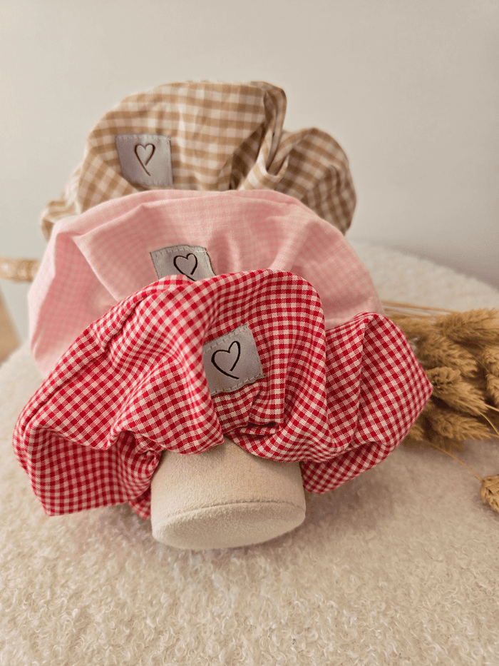 Chouchous en coton vichy – Love By MD