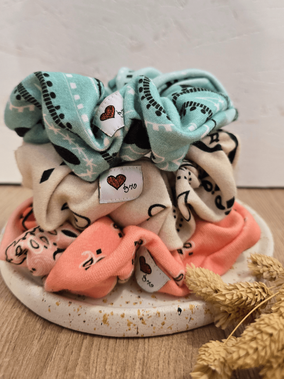 Chouchou motif bandana – Coton doux épais – Love By MD