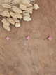 Collier fleurs en émail coloré en acier inoxydable doré