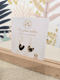 Boucles d’oreilles créoles - Les Petites Hirondelles
