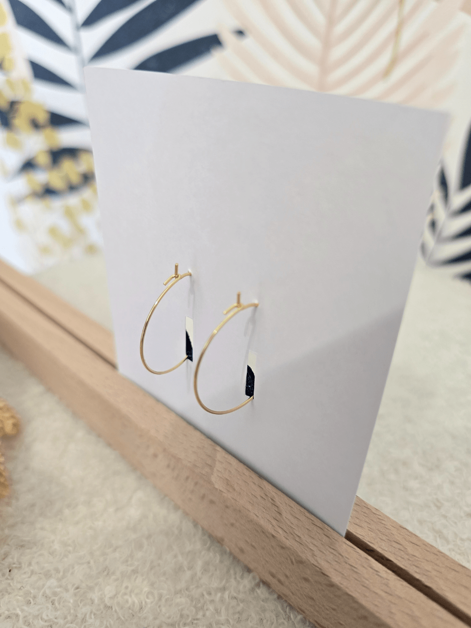 Boucles d’oreilles créoles - Les Petites Hirondelles