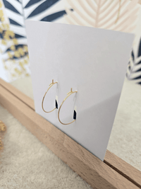 Boucles d’oreilles créoles - Les Petites Hirondelles