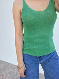 Débardeur lurex femme