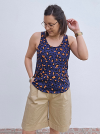 Débardeur léopard Love By MD – Kaki & Marine