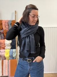 Écharpe douce en cachemire et viscose – 4 coloris
