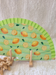 Éventail imprimé fruit et léopard – 10 modèles colorés
