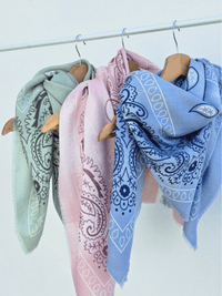 Foulard bandana femme – carré 115×115 cm
