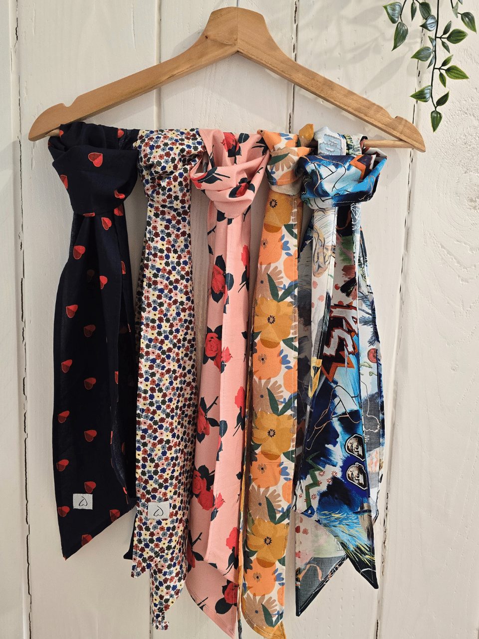 Foulard cravate imprimé – Accessoire multifonction Love By MD