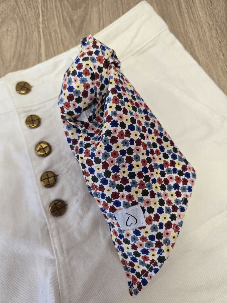 Foulard cravate imprimé – Accessoire multifonction Love By MD
