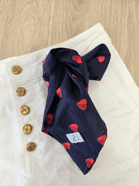Foulard cravate imprimé – Accessoire multifonction Love By MD