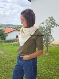 Foulard femme artisanal Mellinette