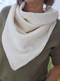 Foulard femme artisanal Mellinette