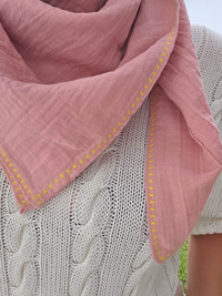 Foulard femme artisanal Mellinette