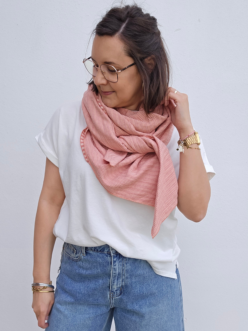 Foulard en gaze de coton – Mellinette