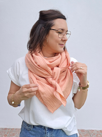 Foulard en gaze de coton – Mellinette