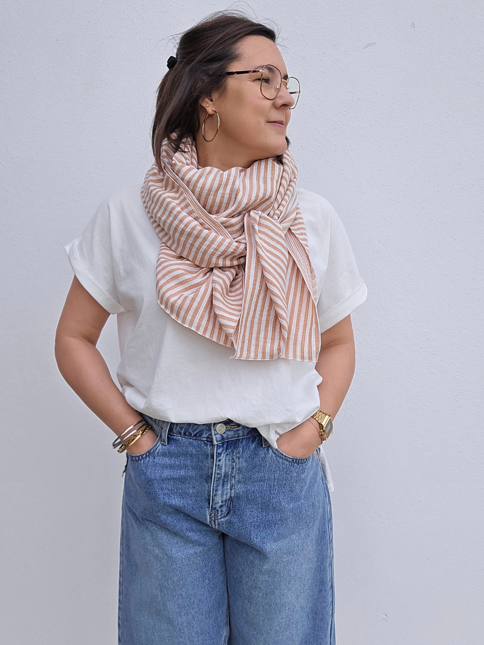 Foulard en gaze de coton – Mellinette