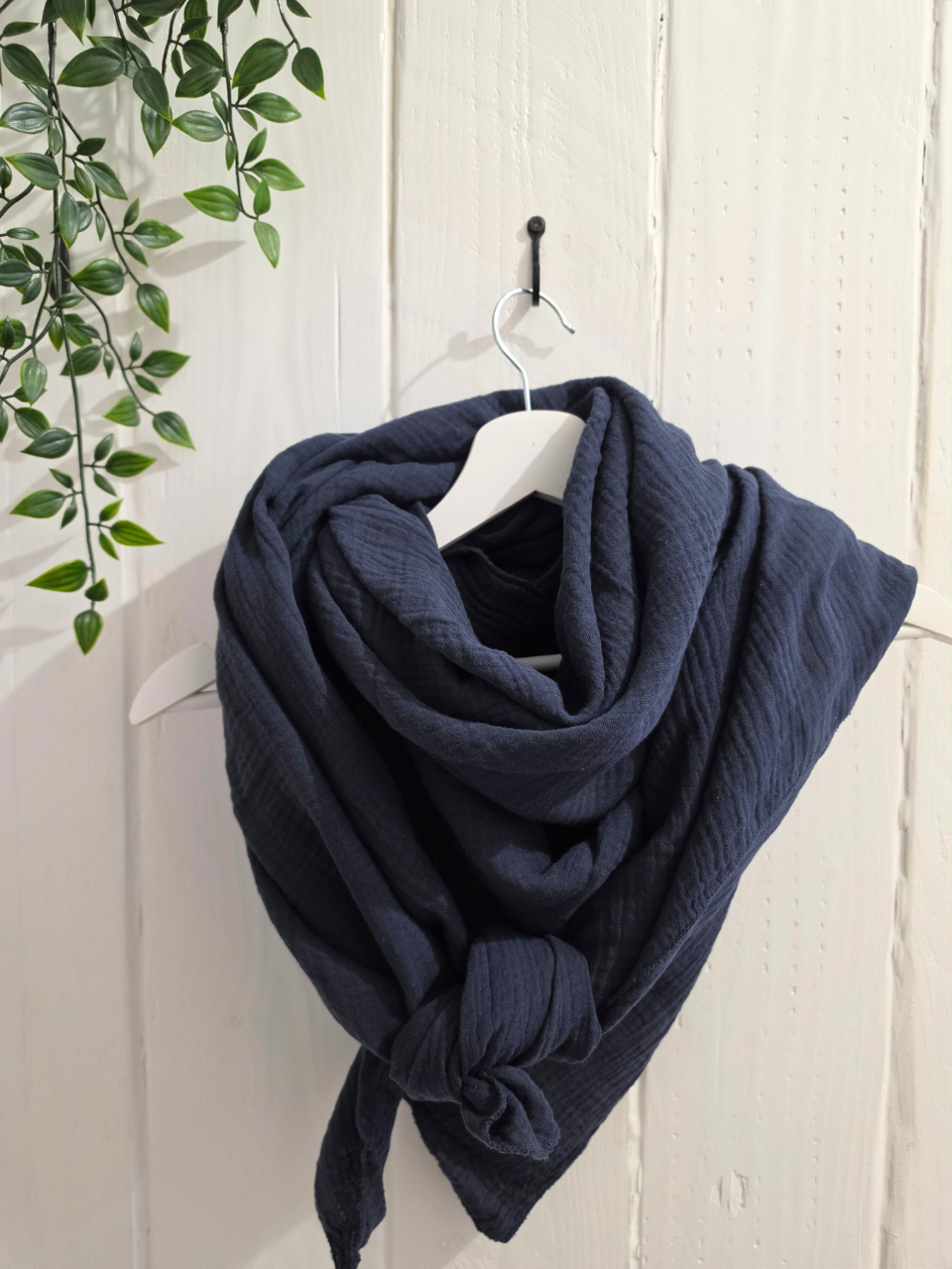 Foulard femme en gaze de coton – 4 coloris
