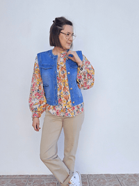 Gilet en jean sans manches