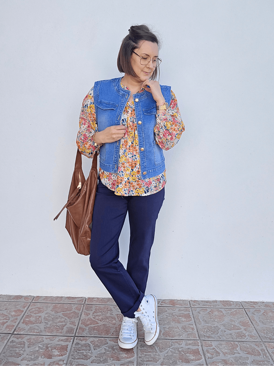 Gilet en jean sans manches