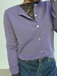 Gilet femme violet