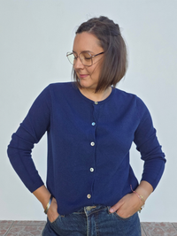 Gilet marine femme