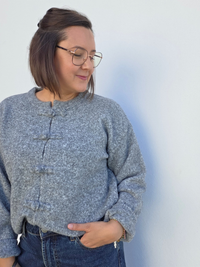 Gilet gris femme pankou