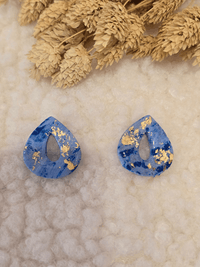 Pampilles goutte en Argile Polymère – Petit Trésor