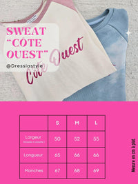 Sweat "côte ouest" - Love by MD